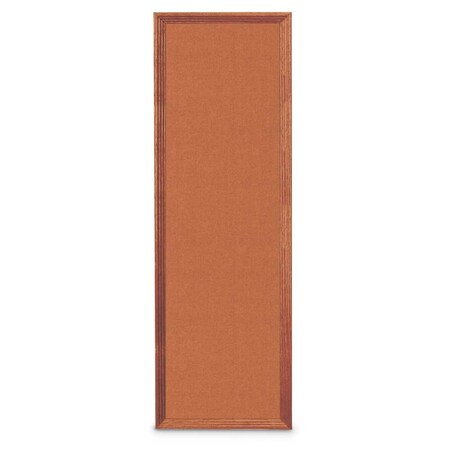 United Visual Products Slim Style Indoor Enclosed Corkboard, 24 UVRDS23SBH-GOLD-CORK